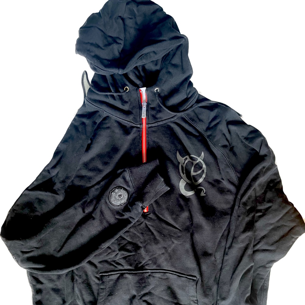 Nike black Manchester United hoodie. Practically brand new. Never been worn.
